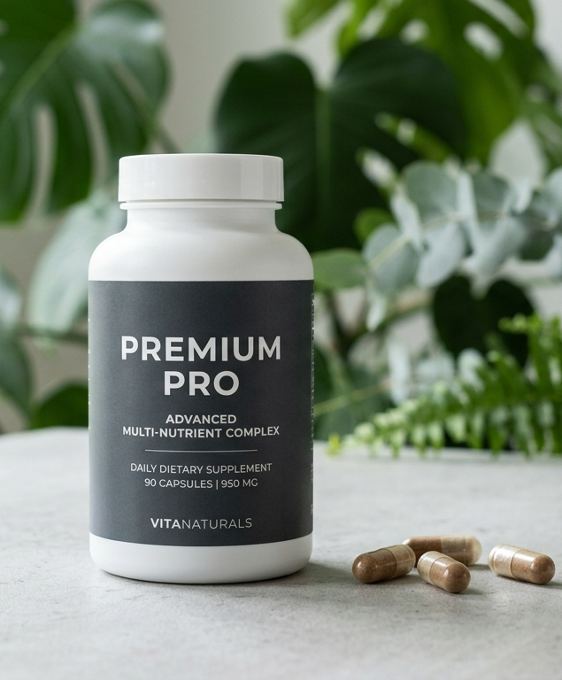 Embalagem do suplemento alimentar Premium Pro